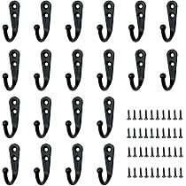 Amazon.co.jp: happykau 壁掛けフック 20個セット 金具 壁付け フック
